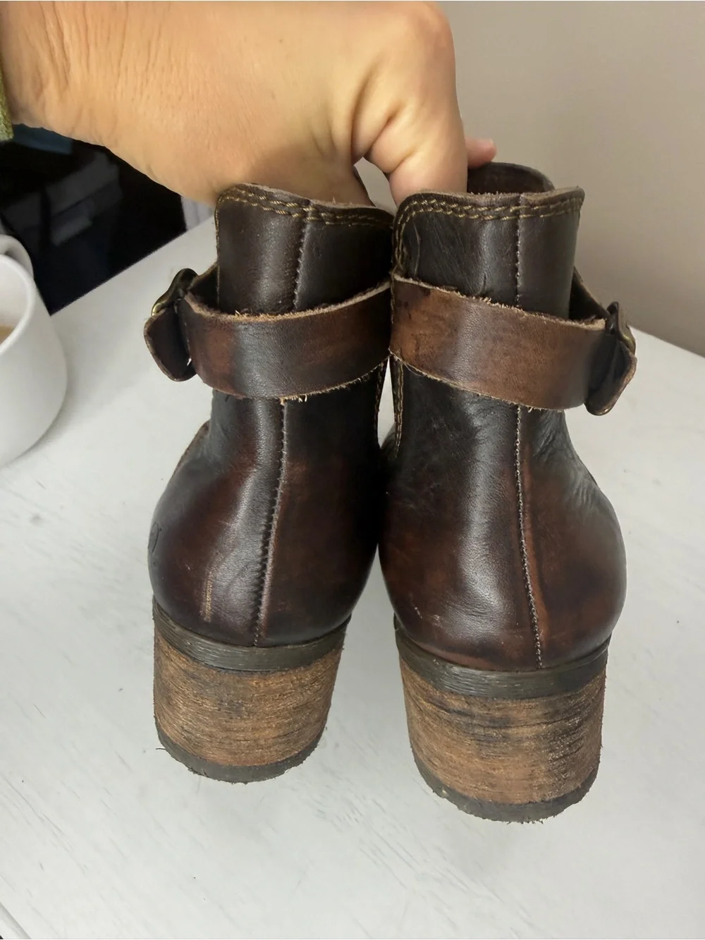 Born leather boots
